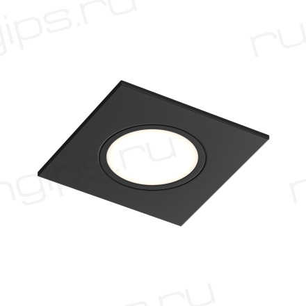 DK3102-BK Встраиваемый влагозащищенный светильник, IP65, до 10 Вт, LED, GU5,3, черный