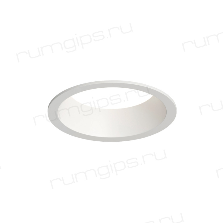 DK3103-WH Встраиваемый влагозащищенный светильник, IP 65, 10 Вт, GU5.3, LED, белый, пластик
