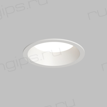 DK3103-WH Встраиваемый влагозащищенный светильник, IP 65, 10 Вт, GU5.3, LED, белый, пластик