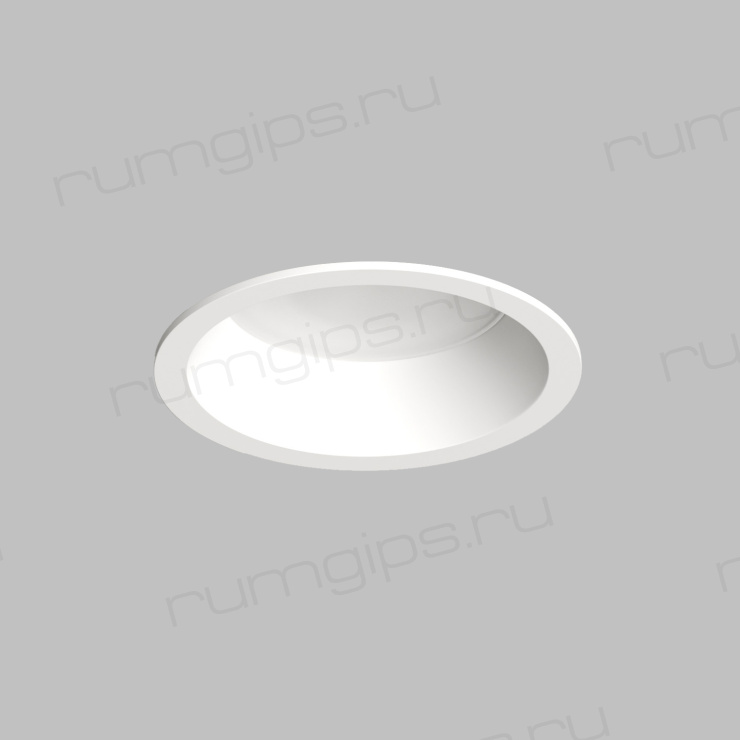 DK3103-WH Встраиваемый влагозащищенный светильник, IP 65, 10 Вт, GU5.3, LED, белый, пластик