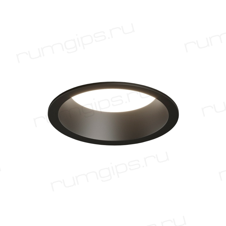 DK3103-BK Встраиваемый влагозащищенный светильник, IP 65, 10 Вт, GU5.3, LED, черный, пластик