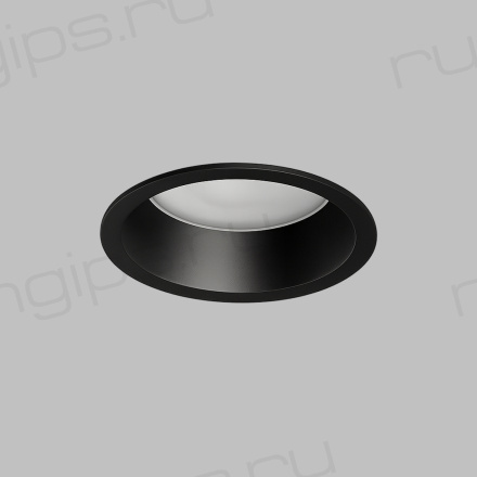 DK3103-BK Встраиваемый влагозащищенный светильник, IP 65, 10 Вт, GU5.3, LED, черный, пластик