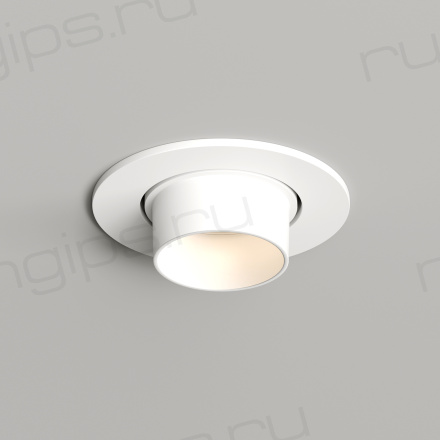 DK3120-WH Встраиваемый светильник, IP20, до 15 Вт, LED, GU5,3, белый, пластик