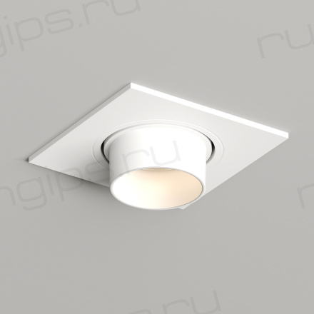 DK3121-WH Встраиваемый светильник, IP20, до 15 Вт, LED, GU5,3, белый, пластик