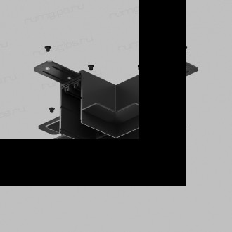 TR2113-BK Коннектор трека SMART для ГКЛ , \"Т\" образный, механический , черный.