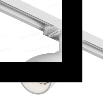 DK6050-WH Трековый светильник IP 20, 15 Вт, GU10, белый, алюминий, пластик