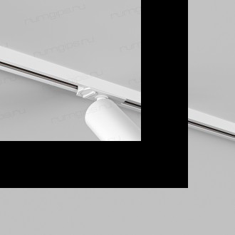 DK6060-BW+WH Трековый светильник IP 20, 15 Вт, GU10, белый с черным, алюминий