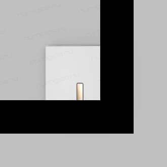 DK1030-WH Светильник встраиваемый в стену, IP 20, LED 3000K, 3 Вт, белый, алюминий