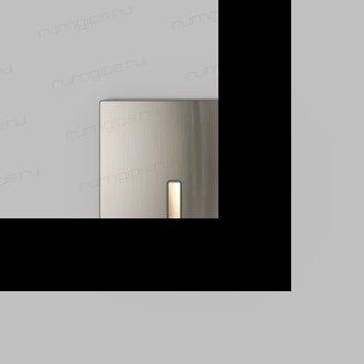 DK1030-NI Светильник встраиваемый в стену, IP 20, LED 3000K, 3 Вт, никель, алюминий