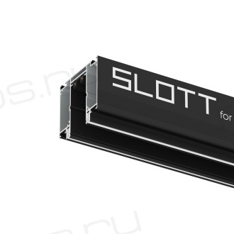 TR2014-BK Профиль-трек SLOTT for DENKIRS SMART, для натяжных потолков, 2 м, алюминий, черный