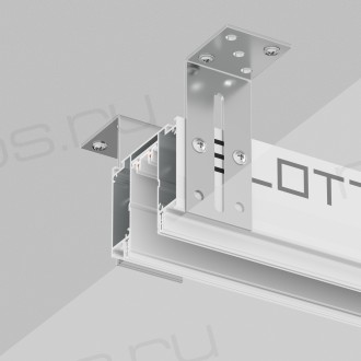 TR2014-WH Профиль-трек SLOTT for DENKIRS SMART, для натяжных потолков, 2 м, алюминий, белый