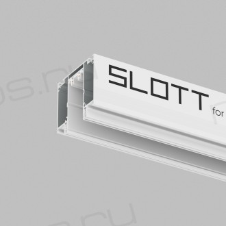 TR2014-WH Профиль-трек SLOTT for DENKIRS SMART, для натяжных потолков, 2 м, алюминий, белый