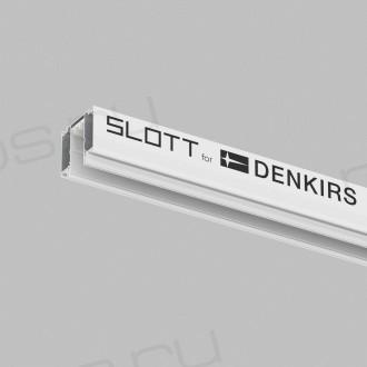 TR2014-WH Профиль-трек SLOTT for DENKIRS SMART, для натяжных потолков, 2 м, алюминий, белый