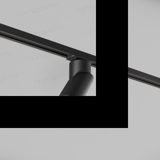 DK6080-BK Трековый светильник IP 20, 15 Вт, GU10, черный, алюминий