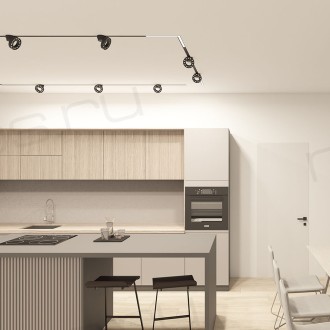 DK8030-BK Акцентный светильник SMART GRILL 12W DIM 3000K-6000K черный