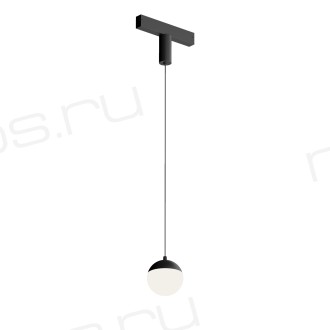 DK8056-BK Подвесной светильник SMART MOON 12W DIM 3000K-6000K, черный, алюминий, акрил
