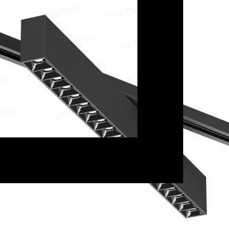 DK6644-BK Поворотный однофазный трековый светильник EDDER со светодиодом L538mm 220V 40W 30° 4000K IP20 черный алюминий