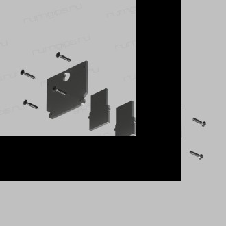 TR2025-BK Комплект торцевых заглушек для трека SMART ONE