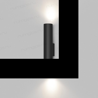 DK5022-BK Настенный светильник, IP20, до 15 Вт, LED, 2xGU10, черный, алюминий