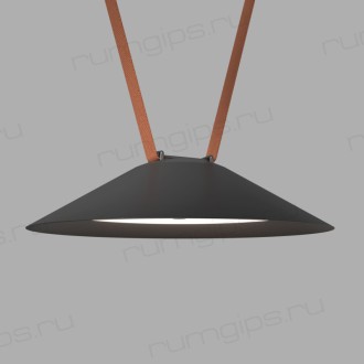 DK5564-BK Cветильник для трека-ремня Belty, серия Flow, со светодиодом, D300*H71мм, 48V DC, 20W, RA90, 120°, 4000K, IP20, черный, алюминий