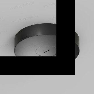 TR5511-BK Накладное основание с возможностью размещения блока питания и подачи питания треку-ремню Belty, серия Base, D260*H50мм, IP20, черный, алюминий