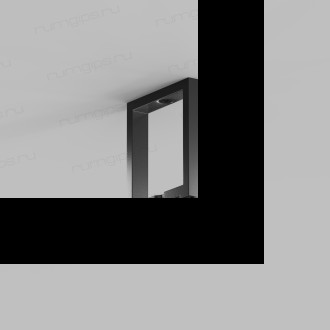 TR5518-BK Накладное крепление гибкого трека-ремня Belty, серия Base, H50мм, IP20, черный, пластик