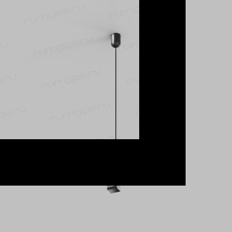 TR5537-BK Подвес для штанги серия Rod H200-1200мм, IP20, черный, сталь