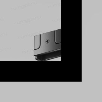 TR5519-BK Наконечник для трека-ремня Belty, серия Base с возможностью перегиба ремня, IP20, черный, пластик