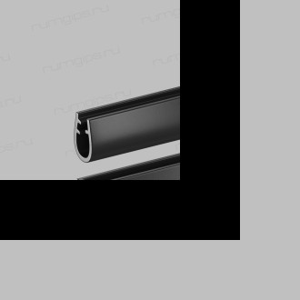 TR5520-BK Наконечник для трека-ремня Belty, серия Base, IP20, черный, пластик