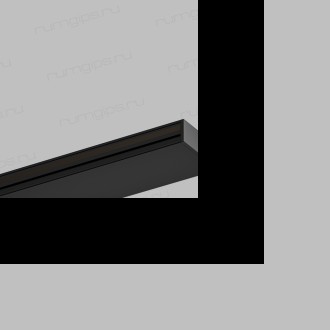 TR5202-BK Трек Air, серия Base, 2м, 48V DC, IP20, черный, алюминий