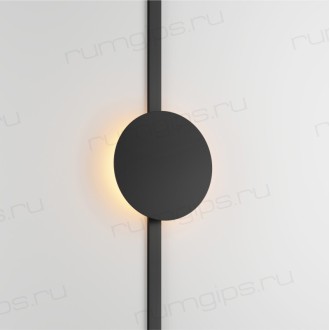 DK5320-BK Светильник для трека Air, серия Reflex 3000 со светодиодом, ?180*H23мм, 48V DC, 5W, RA?90, 120°, 3000K, IP20, черный, алюминий