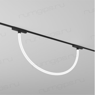 DK5357-BK Светильник для трека Air, серия Ray 4000 со светодиодом, ?22*L1000MM, 48V DC, 12W, RA?90, 360°, 4000K, IP20, черный, алюминий