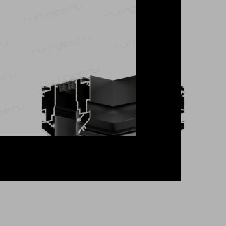 TR2026-BK Угловой элемент 90° трека SMART ONE, алюминий, черный