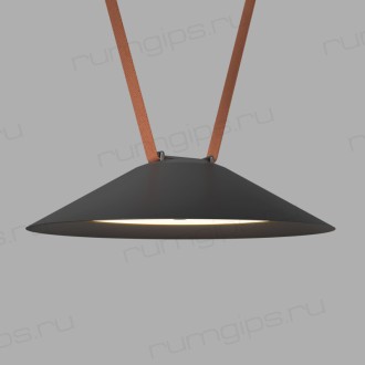 DK5565-BK Cветильник для трека-ремня Belty, серия Flow, со светодиодом, D300*H71мм, 48V DC, 20W, RA90, 120°, 3000K, IP20, черный, алюминий