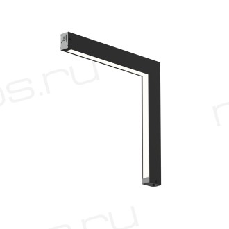 DK8015-BK Угловой трековый светильник SMART LINEAR со светодиодом, L312*312, 220V, 18W, 3000-6000К, IP20, черный, алюминий