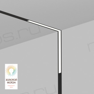 DK8015-BK Угловой трековый светильник SMART LINEAR со светодиодом, L312*312, 220V, 18W, 3000-6000К, IP20, черный, алюминий