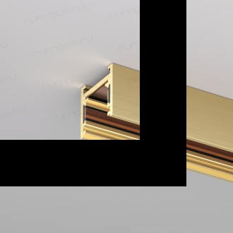 TR5710-SB Трек SHINE BASE, 1м, 48V DC, IP20, сатинированная латунь, алюминий