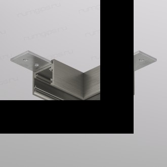 TR5731-DN Угловой элемент для трека SHINE BASE 90° потолок-потолок, темный никель, алюминий