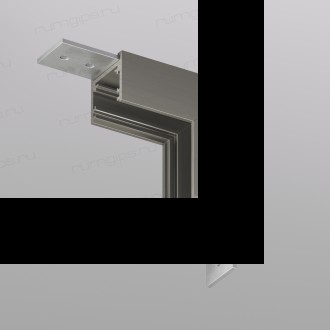 TR5732-DN Угловой элемент для трека SHINE BASE 90° стена-потолок, темный никель, алюминий