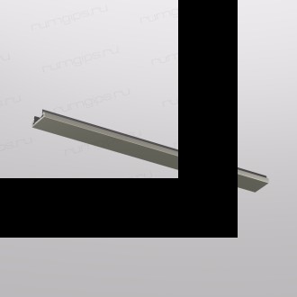 TR5736-DN Декоративная заглушка желоба трека SHINE BASE, 20см, темный никель, алюминий