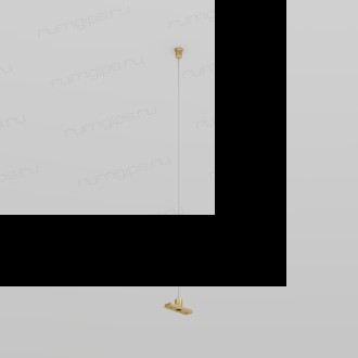 TR5718-SB Механический подвес для трека SHINE BASE, 48V DC, IP20, 2м, сатинированная латунь, алюминий