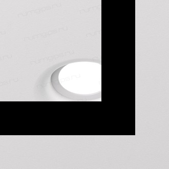 DK2080-WH Встраиваемый точечный светильник для натяжных ПВХ потолков INVIZ, IP 20, до 9 Вт, GU10, LED, белый, ABS-пластик