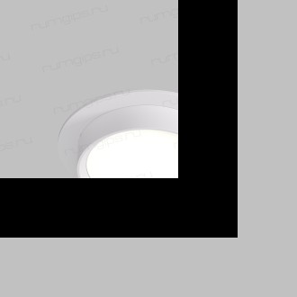 DK2090-WH Встраиваемый светильник FLAT, IP 20, до 15 Вт, GX53, LED, белый, алюминий