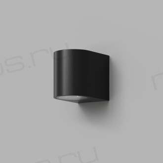 DK9790-BK Настенный уличный светильник NARVIK, IP44, GU10 LED, до 15 Вт, черный, алюминий