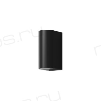 DK9791-BK Настенный уличный светильник NARVIK, IP44, 2хGU10 LED, до 15 Вт, черный, алюминий