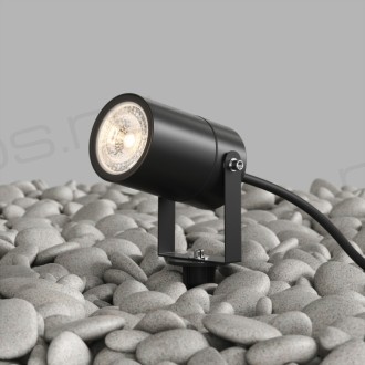 DK9800-BK Грунтовый светильник MOSS, IP65, GU10 LED, до 15 Вт, черный, алюминий