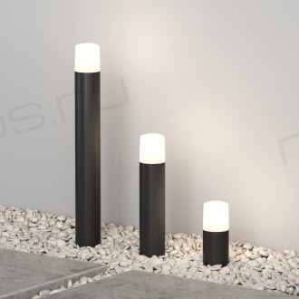 DK9745-BK Ландшафтный уличный светильник NORD, IP65, 1хE27 LED, до 18 Вт, черный, алюминий