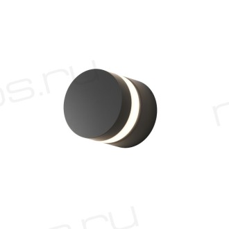 DK9810-BK Настенный уличный светодиодный светильник VEGA, IP65, 12 Вт, 3000K, черный, алюминий