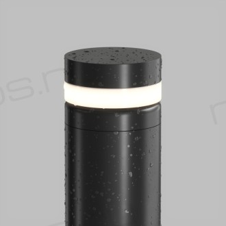 DK9816-BK Ландшафтный уличный светодиодный светильник VEGA, IP65, 12 Вт, 3000K, черный, алюминий