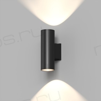 DK9821-BK Настенный уличный светильник BORG, IP65, 18 Вт, 3000К, черный, алюминий